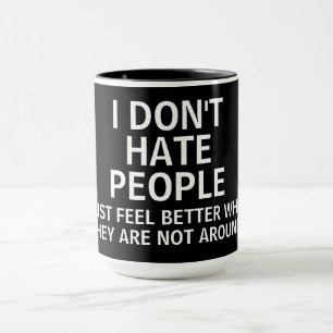 Mug Présentez les gens drôle Dire