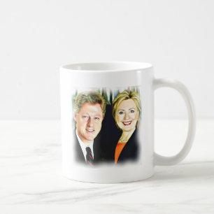 Mug Président Bill Clinton et Président Hillary Clinto