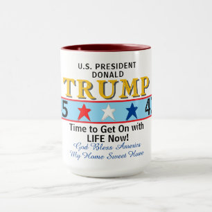 Mug Président Trump 45 47 Dieu bénisse l'Amérique
