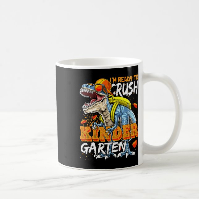 Mug Prêt À Écraser Le Dinosaure Du Jardin D'Enfants Re (Droite)