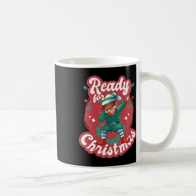 Mug Prêt Pour Noël Elf Xmas Santa Claus Snow Adven (Droite)