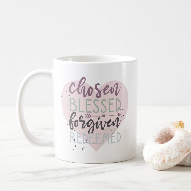 Mug Prêt Racheté Par Lettre À La Main Choisi (Avec donut)