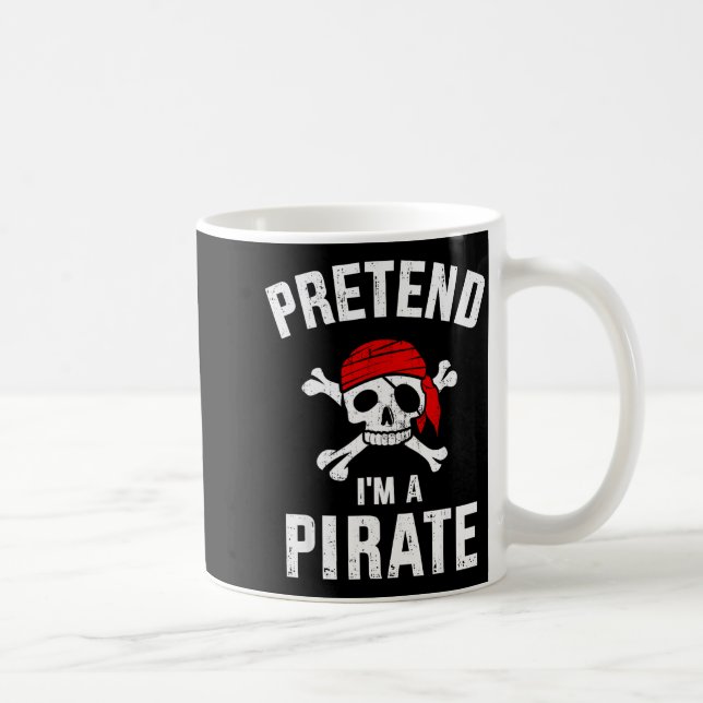 Mug Pretend I'm A Rate Funny Lazy Easy Diy Halloween C (Droite)