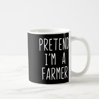 Mug Prétendre que je suis un costume fermier Halloween