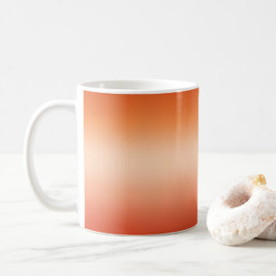 Mug Pretty Ombre Hot Summer Orange & Apricot Gradient