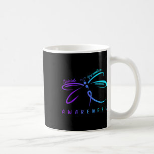 Mug Prévention du suicide Ruban violet sarcelle Dr