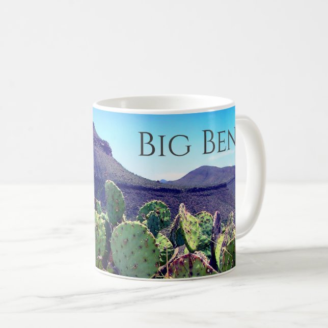 Mug Pricky Pear Cactus Big Bend National Park (Devant droit)