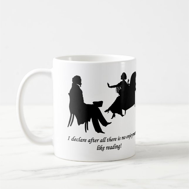 Mug Pride and Prejudice - No enjoyment like reading (Gauche)