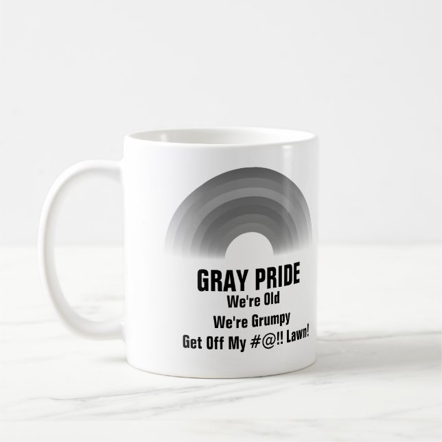Mug Pride gris (Gauche)