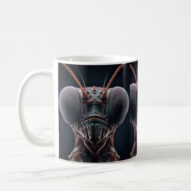 Mug Prier Mantis Fermer Macro (Gauche)