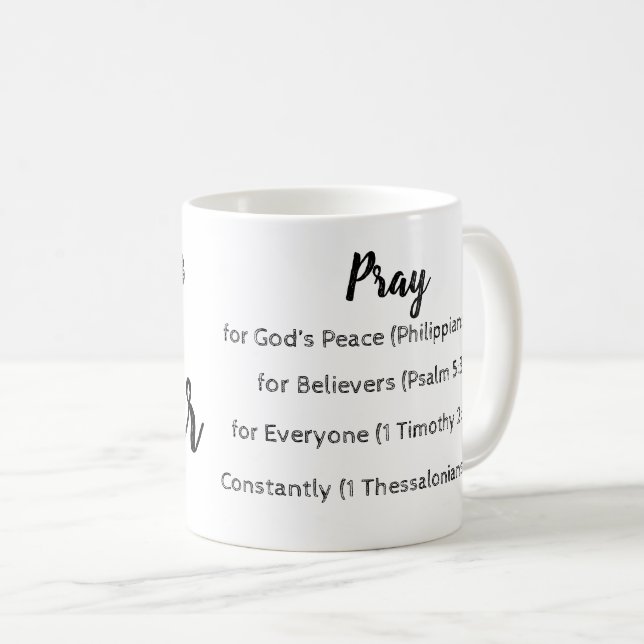 Mug Prière de la Bible (Devant droit)