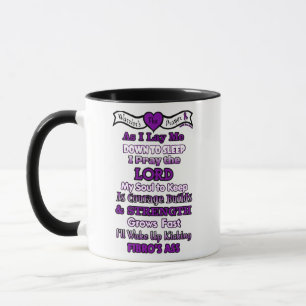 Mug Prière du guerrier...Fibro