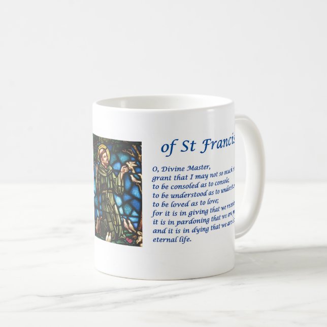 Mug Prière du St Francis (Devant droit)