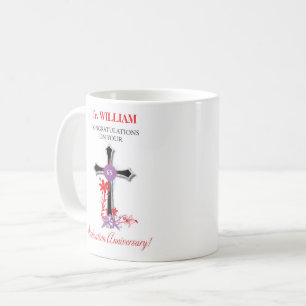Mug Priest 65ème anniversaire de l'Ordination Croix no