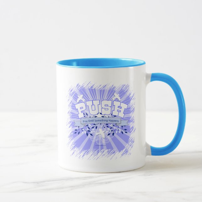 Mug Priez Jusqu'À Ce Que Quelque Chose Arrive (Droite)