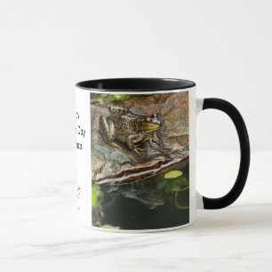 Mug Prince de fête des pères Frog Photo avec le text