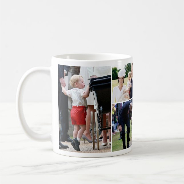 Mug Prince George - princesse Charlotte - William Kate (Gauche)
