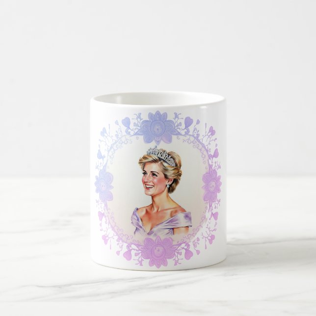 Mug Princess Diana of England, Princess of Wales (Centre)