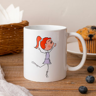 Mug Princesse Danseuse Ballerine Mignonne Figurine Bât
