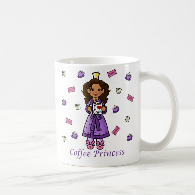 Mug Princesse de café (Droite)