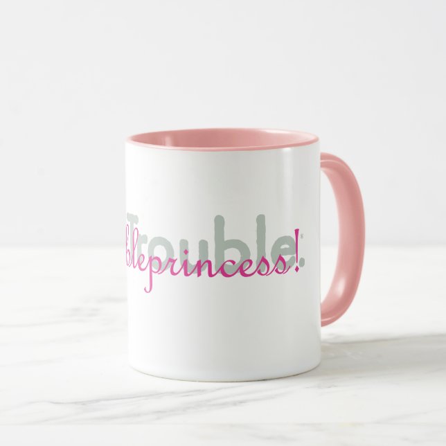 Mug princesse de trouble! (Devant droit)