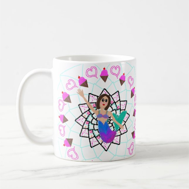 Mug Princesse Personalized Coffee Tea de crème glacée (Gauche)