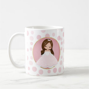 Mug Princesse rose de brune