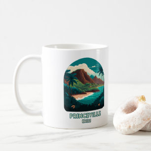Mug Princeville Kauai Hawaii Beach Mounts Retro