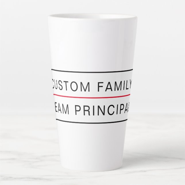 Mug principal de l'équipe personnalisable pour le  (Devant)