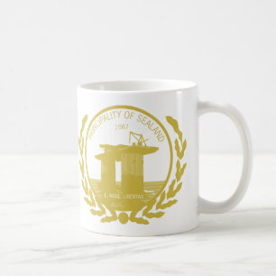 Mug principauté de crête de joint de sealand