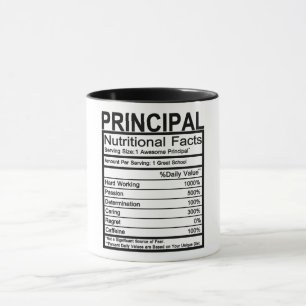 Mug Principaux faits nutritionnels
