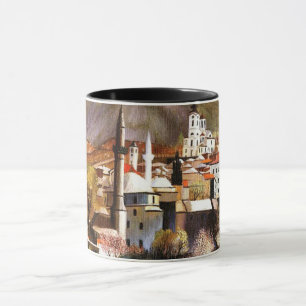 Mug Printemps à Mostar, peinture d'art,