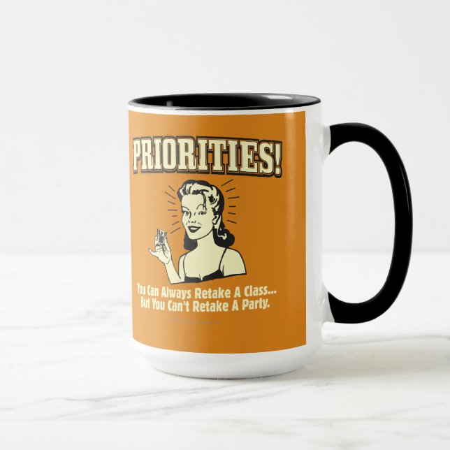 Mug Priorités : Vous pouvez toujours réintégrer une cl (Droite)