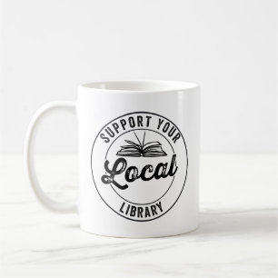 Mug Prise en charge de votre bibliothèque locale