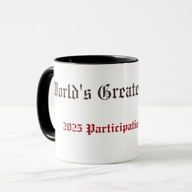 Mug Prix de participation des plus grands pères du mon (Devant gauche)