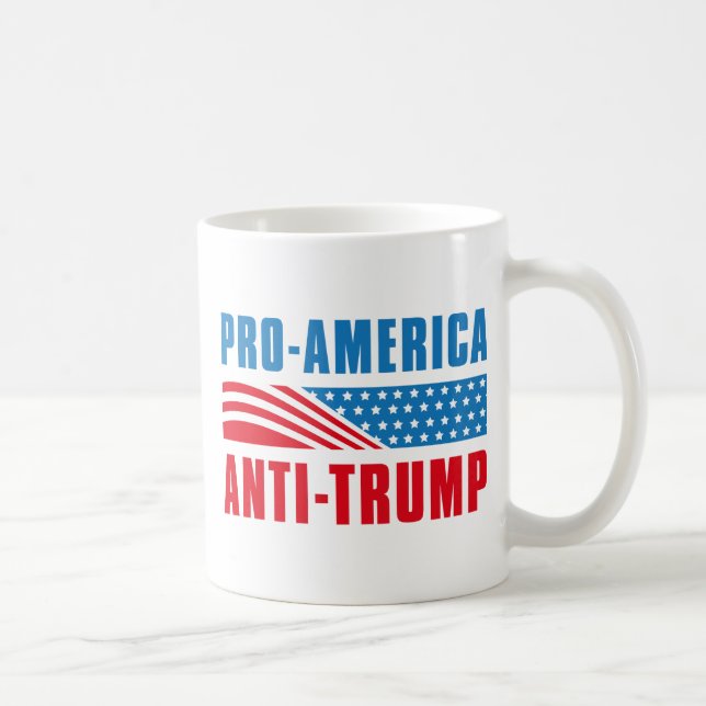 Mug Pro-America Anti-Trump (Droite)