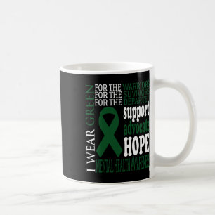 Mug Problèmes de santé Ruban vert Sensibilisation en s