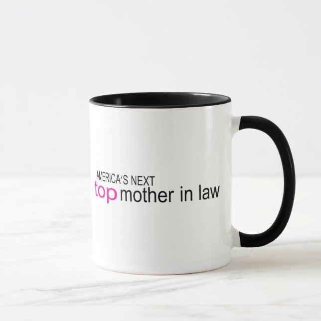 Mug Prochaine belle-mère supérieure des Amériques (Droite)