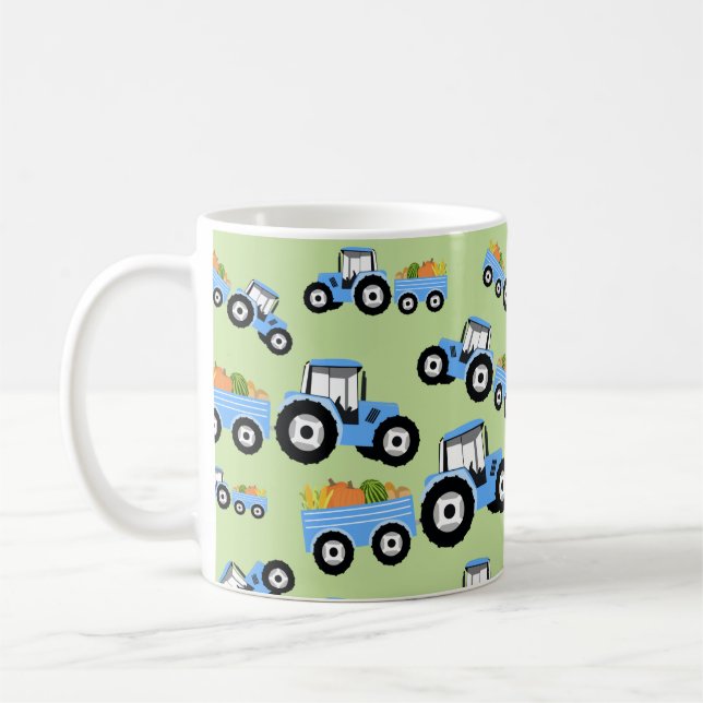 Mug Production de Camion Blue Tracteur (Gauche)