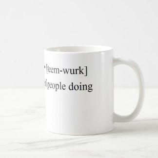 Mug Produits drôles de travail d'équipe