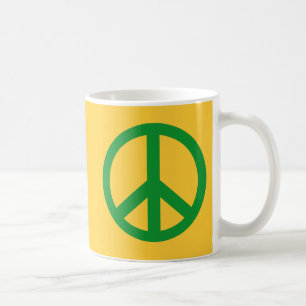 Mug Produits verts de signe de paix