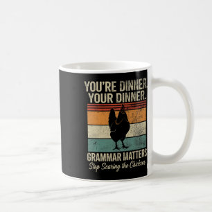 Mug Prof d'anglais drôle Grammaire Arrêtez d'effrayer 