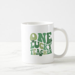Mug Prof sympa chanceux visage trèfle Saint-Patrick