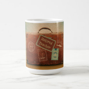 Mug Professeur à la retraite, plus de temps pour voyag