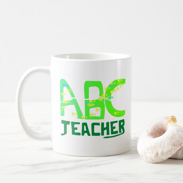 Mug Professeur ABC personnalisé (Avec donut)