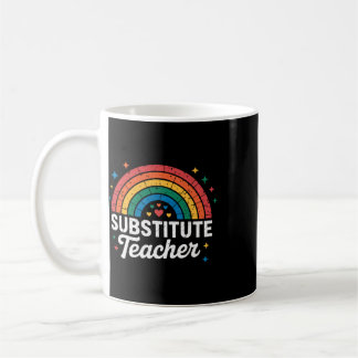 Mug Professeur Arc-en-Ciel Ck Professeur Remplaçant à