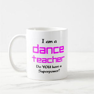 Mug professeur de danse