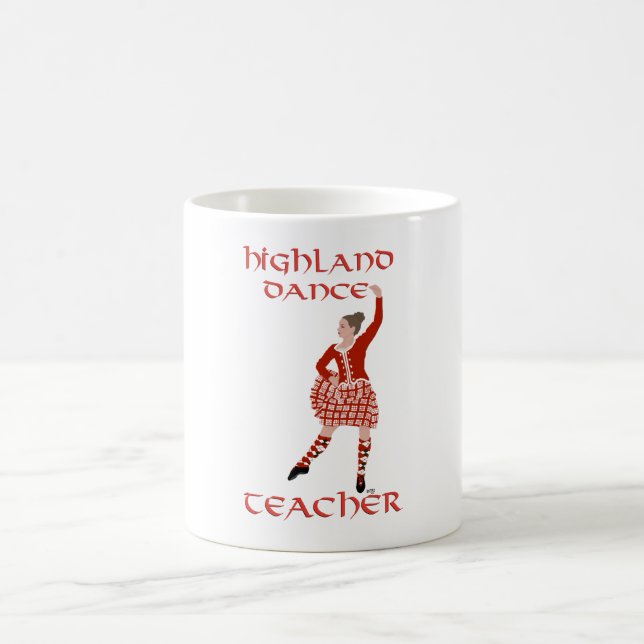 Mug Professeur de danse highland écossaise (Centre)