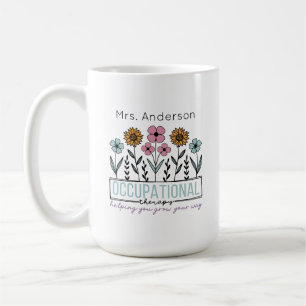 Mug Professeur de fleurs sauvages thérapeute occupatio