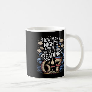 Mug Professeur de lecture 67 Drôle de mème anglais Com